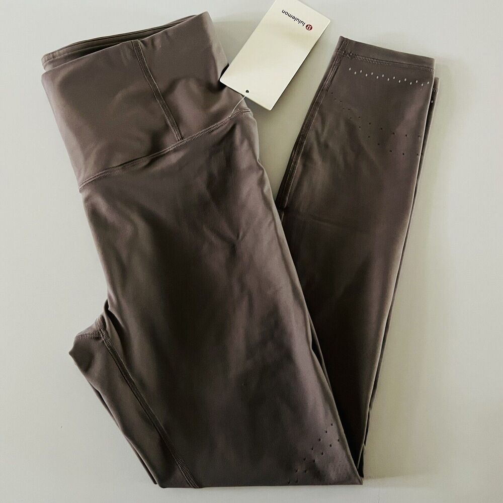 LULULEMON ATHLETICA Lunar Rock Zoned In Tight Leggings - US 12